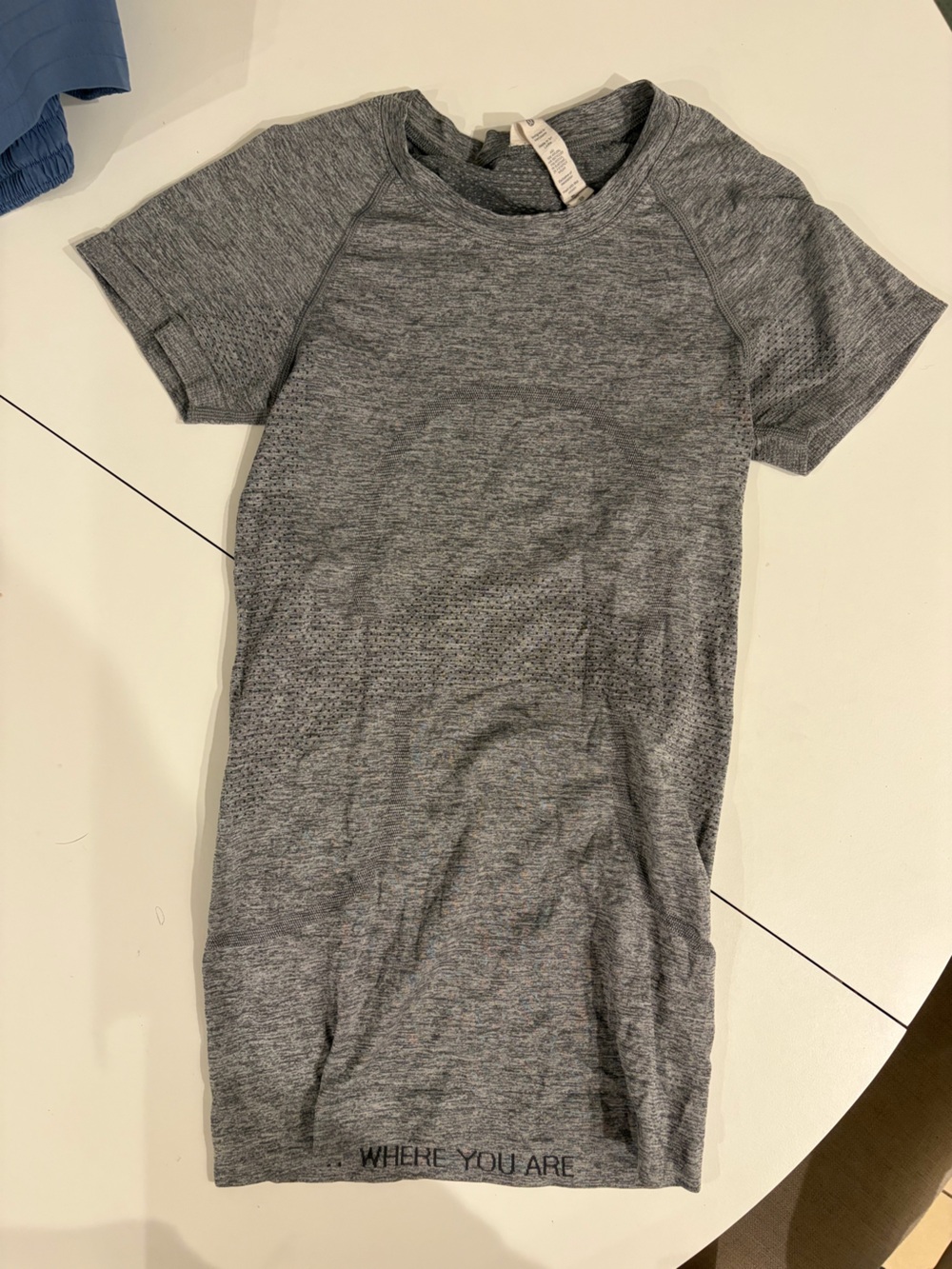 lululemon athletica Short Sleeve Tee in Heather Gray